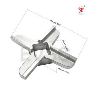 Lame de hachoir à viande Evsc 47 mm SUS420, alésoir de précision de qualité alimentaire pour le broyage de la viande - Product Image 2