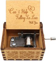 Vente en gros Boîte à musique artisanale pour amoureux Mini machine de boxe musicale en bois personnalisée gravée au laser Autres instruments de musique