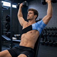 Compresse de gel réutilisable pour épaule, vente en gros, enveloppement de compression réglable pour thérapie par le froid, pour la récupération sportive