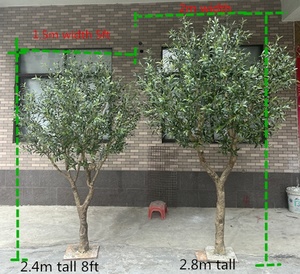 Albero <span class=keywords><strong>di</strong></span> Ulivo Artificiale per Decorazione <span class=keywords><strong>di</strong></span> Casa, Ufficio, Centro Commerciale e Negozi, Grande Albero <span class=keywords><strong>di</strong></span> Ulivo Finto - Product Image 3
