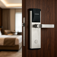 Cerradura Inteligente para Puerta de Habitación de Hotel con RFID, SUS 304, Precio de Fábrica, con Tarjeta Inteligente y Sistema de Software de Gestión