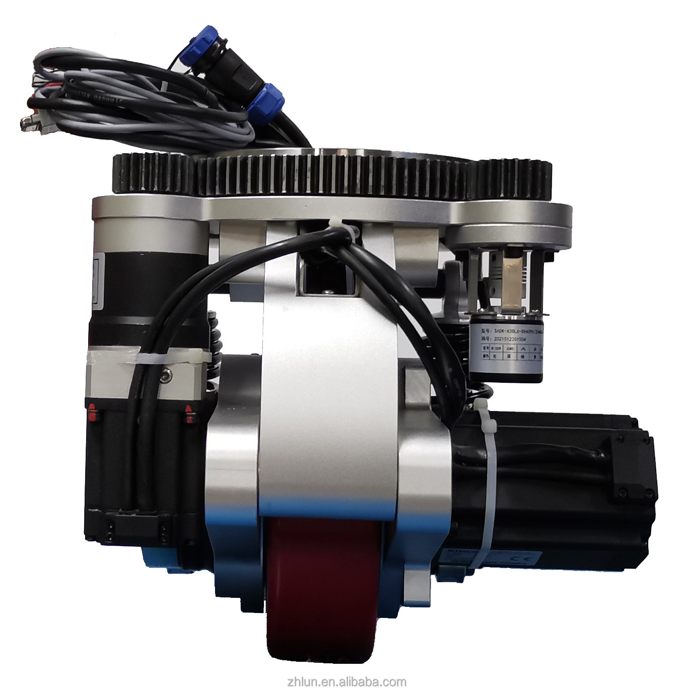 B27 Shock Absorbing AGV Drive Wheel For Servo Motor In Robot And Forklift