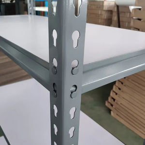 Sistema de estante de almacenamiento industrial ligero ajustable de acero galvanizado MDF y hojas de hierro personalizables - Product Image 4