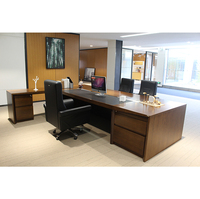 Table de bureau moderne en bois KALN 2026 2018 pour dirigeant, usage commercial, garantie 6 ans