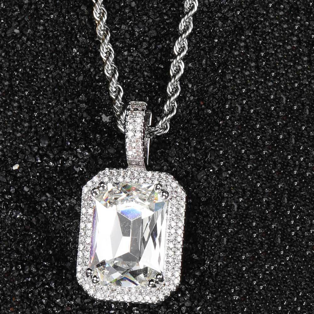 Silver White Sapphire-Pt163