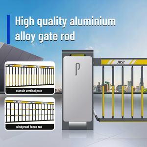 Kz101 6M Hợp kim nhôm Boom Barrier Gate Heavy-duty 200W LED Strip cánh tay ánh sáng tự động bãi đậu xe kiểm soát truy cập xe - Product Image 5