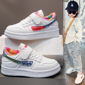 2025 primavera otoño zapatillas de deporte de pato mandarín para niños nuevos zapatos deportivos para niños zapatos casuales blancos para niñas suela blanda para medianos grandes - Product Image 4