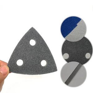 80*80*80 إسفنج ماوس رمل رطب وجاف إسفنج صنفرة مع <span class=keywords><strong>3</strong></span> فتحات رغاوي مثلث ورق صنفرة لأدوات الكشط والتلميع - Product Image 2