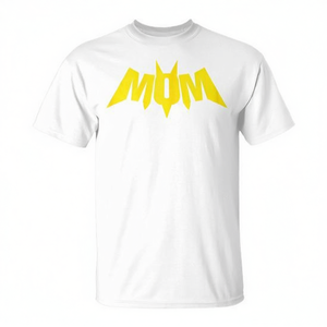 Camiseta de superhéroe Mom Bat, blanca, unisex, talla mediana para adultos - Product Image 2