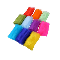 Écharpes en tulle de soie douce, pour la danse, carrés, petite Performance, pour jupette brillante, tissu pour le préscolaire, meilleure vente,