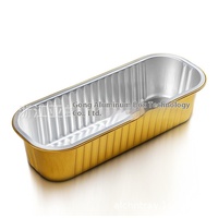 Boîte à lunch rectangulaire ALCHN en pulpe moulée avec couvercle en PET de qualité alimentaire et feuille d'aluminium, 200 ml, pour durian rôti et gâteau au four