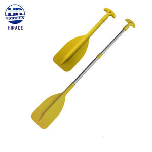 カヤックカヌーラフトパドルシャフトプラスチックブレードフィッシングカヌーパドルアルミニウム伸縮パドル - Product Image 2