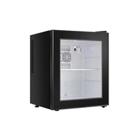 Vente en gros petit mini réfrigérateur congélateur pour chambre 30L porte vitrée portable à affichage électronique