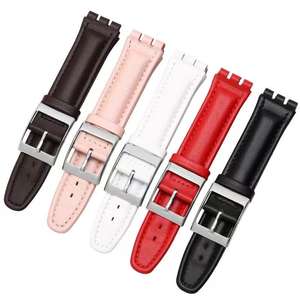 <span class=keywords><strong>Correas</strong></span> <span class=keywords><strong>de</strong></span> Reloj <span class=keywords><strong>de</strong></span> <span class=keywords><strong>Cuero</strong></span> Lisas a Precio <span class=keywords><strong>de</strong></span> Fábrica, Elegantes y Cómodas, <span class=keywords><strong>Correas</strong></span> <span class=keywords><strong>de</strong></span> Repuesto Unisex para Relojes <span class=keywords><strong>Swatch</strong></span> <span class=keywords><strong>de</strong></span> 17 y 19 mm - Product Image 1