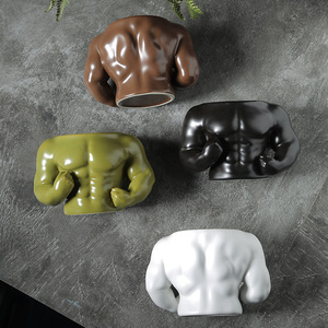 Tasse à café en céramique Seaygift, nouveauté, musculation, hommes, abdominaux, mug créatif, tasse de l'<span class=keywords><strong>homme</strong></span> fort, cadeau unique, mug en porcelaine - Product Image 6