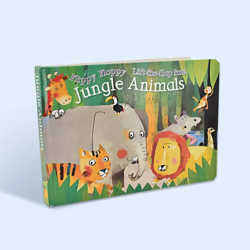 Jungle Animals- Activity Story Board Book At Factory Price- Preschool Learning Book