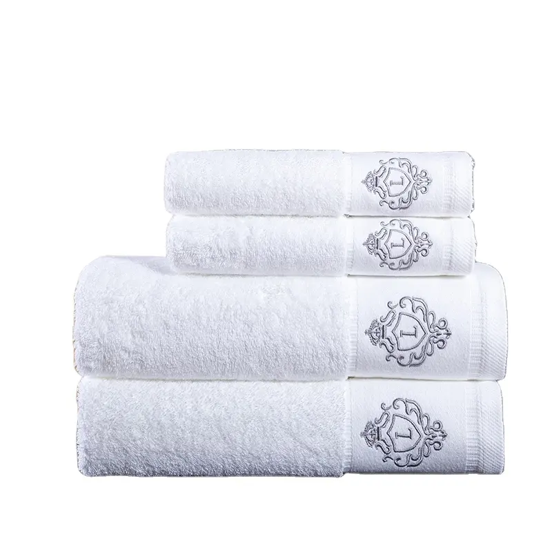 Toallas de baño de algodón egipcio para hotel, precio barato personalizado, nueva moda