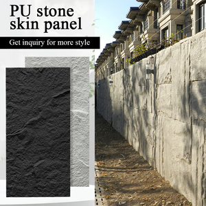 Bên ngoài Polyurethane đá Bảng điều chỉnh tường nhân tạo PU Đá Da Faux PU Faux đá - Product Image 6