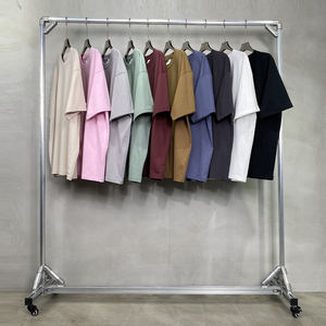 เสื้อยืดผู้ชายขายส่งจากโรงงาน เสื้อยืดโอเวอร์ไซส์ ผ้าคอตตอน 100% หนัก 190 กรัม สำหรับพิมพ์ลาย เสื้อยืดขายส่งสำหรับผู้ชาย - Product Image 1