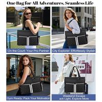 Sac de raquette professionnel, fabrication sur mesure, élégant, de haute qualité, imperméable, multifonctionnel, grande capacité, sac de tennis