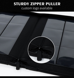 Y Y Personnalisable PU Leather Trading Card Binder Portable Toploader Card Album Collection Holder pour échanger des photos - Product Image 2