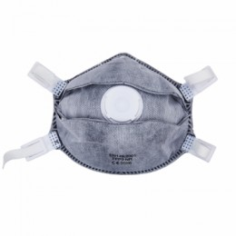 Masker Wajah Sekali Pakai DM010V 3-Lapis Bentuk Cangkir Bahan Kain Non-Woven <span class=keywords><strong>FFP2</strong></span> dengan Bantalan Hidung Busa, Respirator Bernapas - Product Image 5