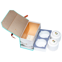 Personnalisation de boîte-cadeau de produit haut de gamme, boîte d'emballage de poignée de thé, personnalisation de boîte-cadeau de coquille dure
