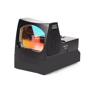 Mini viseur laser rouge en aluminium avec optique réflexe pour la chasse et le tir - Léger, résistant aux chocs, avec base et support inclus - Product Image 1