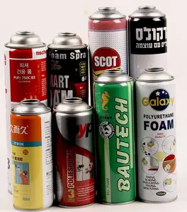 Großhandel leere Aerosol Blechdose Metall Weißblech Dose für Körperpflege Spray Aerosol Blechdosen