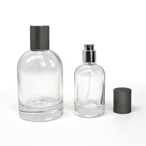 Customized Logo High Quality Wholesale Empty 30ml <b>50ml</b> 100ml Round <b>Bottle</b> Clear Glass Perfume Spray <b>Bottle</b> - Product Image 1
