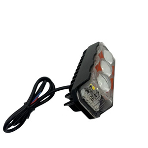 Bán buôn Chất lượng cao 12-80V 3 <span class=keywords><strong>LED</strong></span> Sương Mù Ánh sáng màu trắng và màu vàng Flash Xe Máy <span class=keywords><strong>Led</strong></span> ánh sáng tại chỗ - Product Image 3