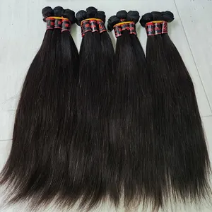 Letsfly Silky Straight Hair Bundles 18inch Hot Selling Frete Grátis Full Hair Natural Soft Virgin Hair Bundles Para Mulher Negra