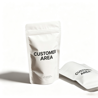 Sac d'emballage alimentaire en plastique personnalisé, anti-humidité, autoportant, à trois côtés, pour aliments et friandises pour animaux de compagnie, avec fonction d'auto-scellage mm