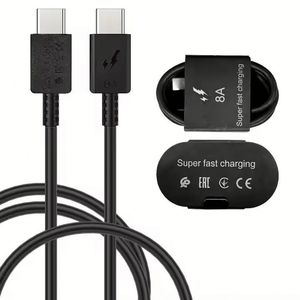 8A <b>USB</b> C-C Super Fast <b>Cable</b> <b>USB</b> C to C Fast <b>Charging</b> Data <b>Cable</b> for S20 Note10 N20 S21 S22 S23 S24 - Product Image 1