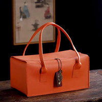 Wieder verwendbare Luxus-PU-Leder-Verpackungs box Schmuck Handheld-Aufbewahrung sbox Handheld Leere Box für Wein kosmetik Tee Bier Pu Bag
