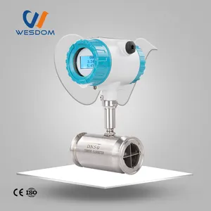 Serie integrata misuratore di portata massica gas indicatore sensore ossigeno aria misuratore di portata massica gas termico flussimetro turbina