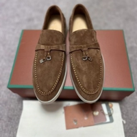 Chaussures Doudou de style nouveau, chaussures à enfiler, chaussures décontractées en cuir véritable, respirantes, légères, pour toutes les saisons