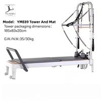 Machine de Pilates Reformer en alliage d'aluminium avec tour, équipement de studio, fitness à domicile, prix d'usine en gros