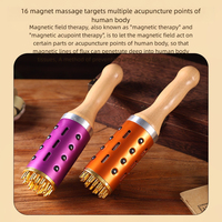 Lit de Massage méridien professionnel avec rouleau en bois Silicone tasse Machine de Massage masseur de Prostate-pour la médecine chinoise