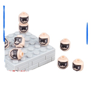 3626pb0071 Lunettes de protection, sangle de menton, accessoires de modèle de blocs de construction imprimés, jouet d'assemblage en petites pièces - Product Image 2