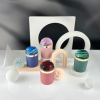 Edelstein-Kristallkugel Duftkerze |   Luxuriöse Sojawachs-Heilkerze |   Ästhetisches Wellness-Geschenk für Meditation und Yoga