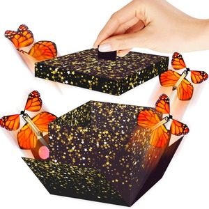 DAMAI 2026 New Bestselling Valentine's Day Party Butterfly <b>Explosion</b> Gift Box Surprise Flying Butterfly Box for Mother's Day - Product Image 6