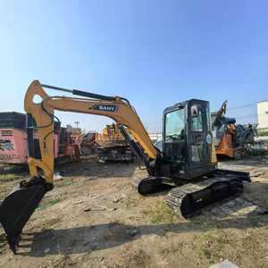 Miniexcavadora SANY SY55U Original de China, Miniexcavadora de 5 Toneladas con Motor Yanmar Stage V, Giro de Cola Cero - Product Image 3