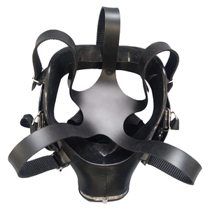 अधिकतम श्वसन सुरक्षा के लिए ध्वनि संचरण डायाफ्राम के साथ प्रमाणित पुनः प्रयोज्य एर्गोनोमिक सामरिक पूर्ण फेस गैस मास्क - Product Image 2