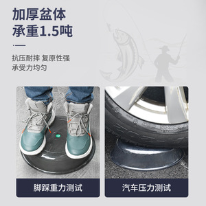 Ensemble de bols à mélanger les appâts, 3 pièces, accessoires de pêche antiadhésifs approfondis pour la préparation des appâts - Product Image 5