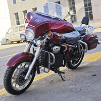 Moto électrique Cruise Retro Prince Style 72V 3000W 85 km/h 250 kg Portance 40-200 km Commuter Urbain