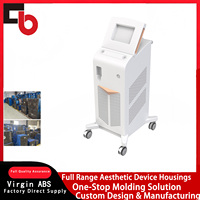 Boîtier d'équipement médical et esthétique en plastique ABS Y808, moulé par injection, pour machine cosmétique, moulage par injection sous vide, OEM
