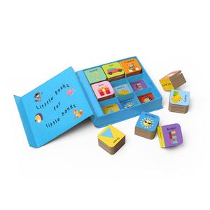 Livre d'apprentissage pour enfants, reliure, impression, dessin animé pour bébé, image personnalisée, couleur alphabétique, animal, plante, livre de dessin avec boîte - Product Image 6