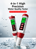 Testeur de qualité de l'eau numérique Dorry MF-X41 PH TDS EC Température avec écran rétroéclairé, plage 0-60°C et 0-9999ppm