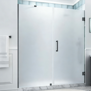 Cabine de <span class=keywords><strong>douche</strong></span> sans cadre en verre trempé de 8 mm avec porte coulissante à fermeture douce, vente en gros d'usine - Product Image 6